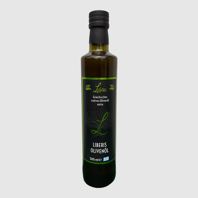 Liberis Olivenöl nativ extra — 500 ml Glassflasche